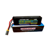 4S10000-100X Lectron Pro 14.8V 10000mAh 100C Soft Case Lipo Battery w/ XT60 Connector + CSRC Adapter (Lectron Pro)